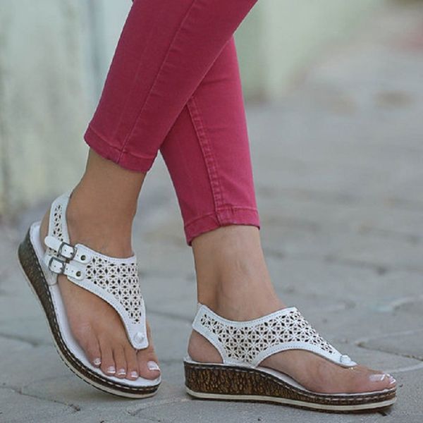 new wedges sandals women summer open toe hollow out roman ladies shoes mid heels platform sandals beach flip flops plus size 42 1010, Black
new wedges sandals women summer open toe hollow out roman ladies shoes mid heels platform sandals beach flip flops plus size 42 1010, Black