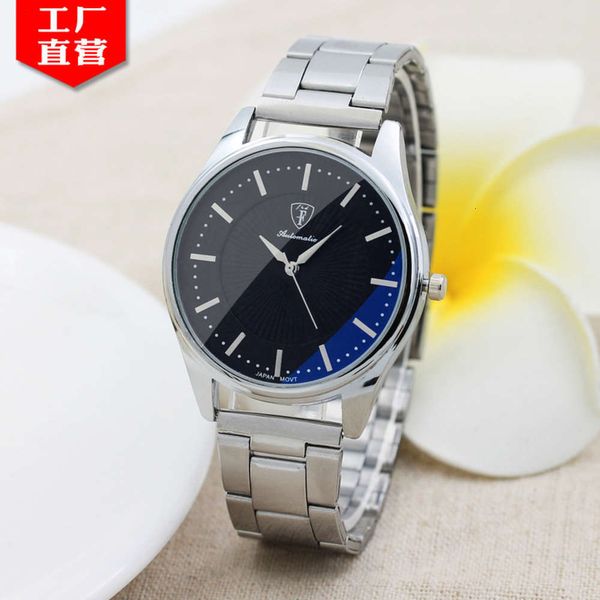 band stripe steel watch sun men's fashion gift watch men's quartz watch, Slivery;brown
band stripe steel watch sun men's fashion gift watch men's quartz watch, Slivery;brown