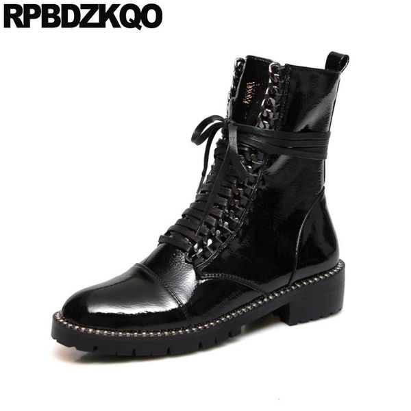 boots chunky big size shoes patent leather brand women winter genuine crossdresser diamond rhinestone combat 10 ankle, Black
boots chunky big size shoes patent leather brand women winter genuine crossdresser diamond rhinestone combat 10 ankle, Black