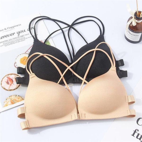 women's underwire bra one-piece light front button-cross beauty back seamless chest wrap1, Red;black
women's underwire bra one-piece light front button-cross beauty back seamless chest wrap1, Red;black