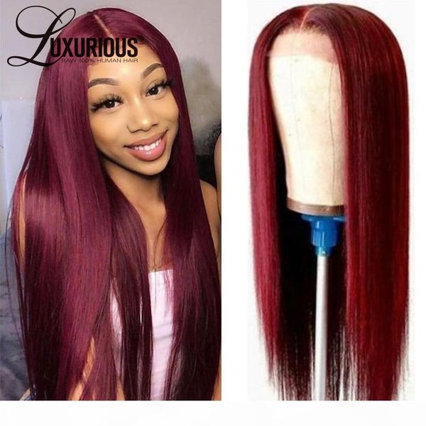180 density lace front human hair wigs for women 99j burgundy colored human hair wigs straight bleached knots, Black;brown
180 density lace front human hair wigs for women 99j burgundy colored human hair wigs straight bleached knots, Black;brown