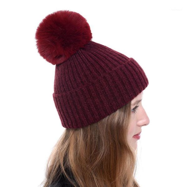 2020women's hat wool knit hat solid color pinstripe oversized faux fur fur ball wool winter hats1, Blue;gray
2020women's hat wool knit hat solid color pinstripe oversized faux fur fur ball wool winter hats1, Blue;gray