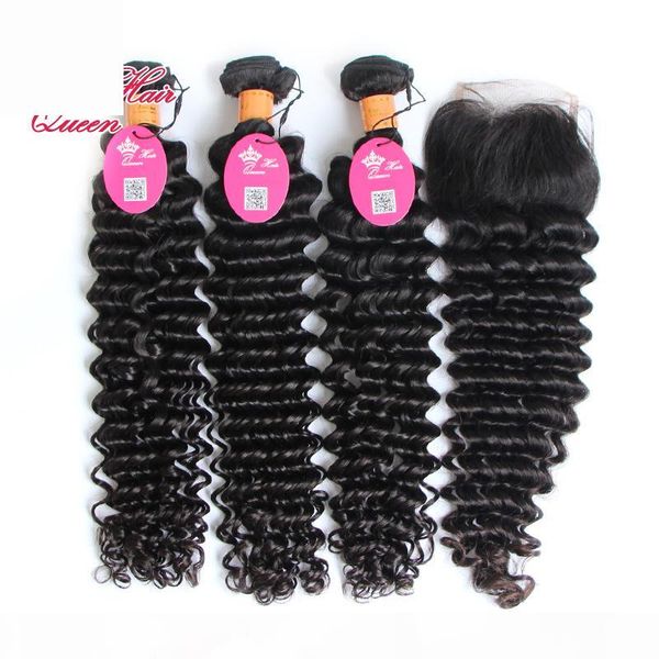 dhl indian virgin hair lace closure with 3pcs hair bundles 100% unprocessed human virgin hair extension deep wave, Black
dhl indian virgin hair lace closure with 3pcs hair bundles 100% unprocessed human virgin hair extension deep wave, Black