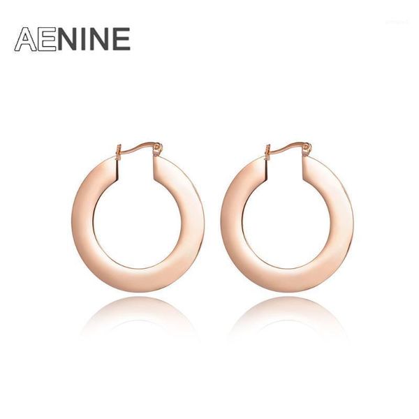 charm aenine geometry flat round titanium steel hoop earrings classic rose gold anniversary for women party jewelry ae170571, Golden
charm aenine geometry flat round titanium steel hoop earrings classic rose gold anniversary for women party jewelry ae170571, Golden