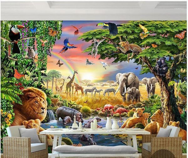 3d wall mural wallpaper rainbow green woods parrot elephant animal children painting room decorative wallpaper wholesale1
3d wall mural wallpaper rainbow green woods parrot elephant animal children painting room decorative wallpaper wholesale1