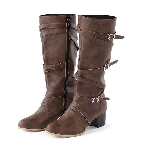 women's round toe side zip bare boots square heel casual middle tube booties, Black
women's round toe side zip bare boots square heel casual middle tube booties, Black