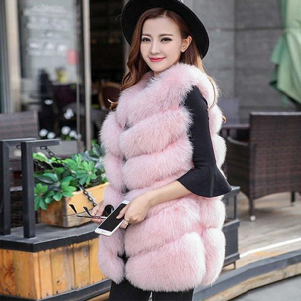 winter thicken faux fur vest coat women solid sleeveless warm elegant coats female 2020 fashion ladies vests plus size 3xl lj201202, Black
winter thicken faux fur vest coat women solid sleeveless warm elegant coats female 2020 fashion ladies vests plus size 3xl lj201202, Black