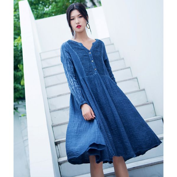 fashion v neck single breasted stitching hem 2021 spring clothing literary ladies cotton linen dress 7ail, Black;gray
fashion v neck single breasted stitching hem 2021 spring clothing literary ladies cotton linen dress 7ail, Black;gray