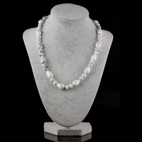pendant necklaces wholesale natural stone quartz necklace fashion agates beads jewelry accessories for women 18inches, Silver
pendant necklaces wholesale natural stone quartz necklace fashion agates beads jewelry accessories for women 18inches, Silver