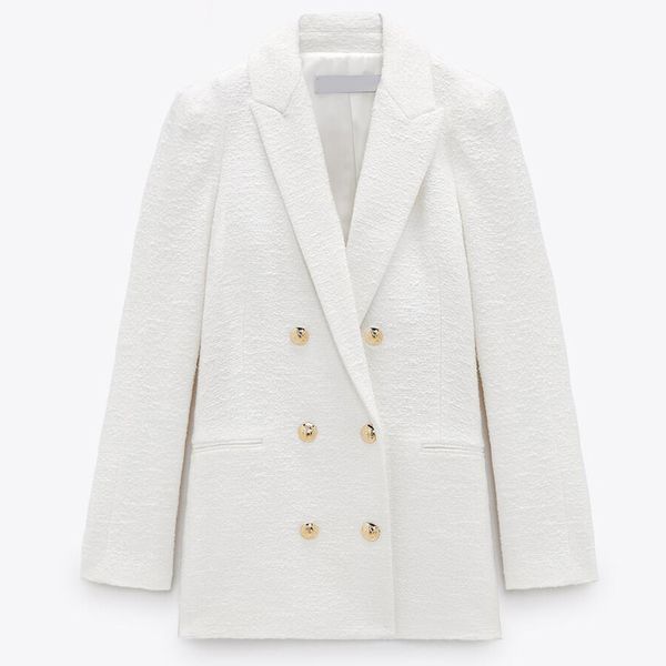 2021 spring autumn women fashion white pink tweed blazers and jaets chic button office suit coat ladies elegant outwear, Black
2021 spring autumn women fashion white pink tweed blazers and jaets chic button office suit coat ladies elegant outwear, Black