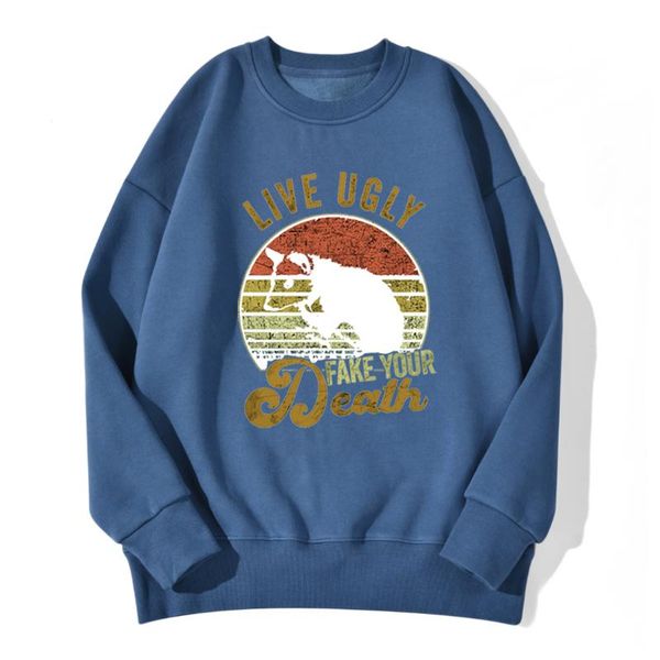 women's hoodies & sweatshirts live ugly death letter fashion autumn winter fleece warm casual loose crewneck pullover female hoody, Black
women's hoodies & sweatshirts live ugly death letter fashion autumn winter fleece warm casual loose crewneck pullover female hoody, Black