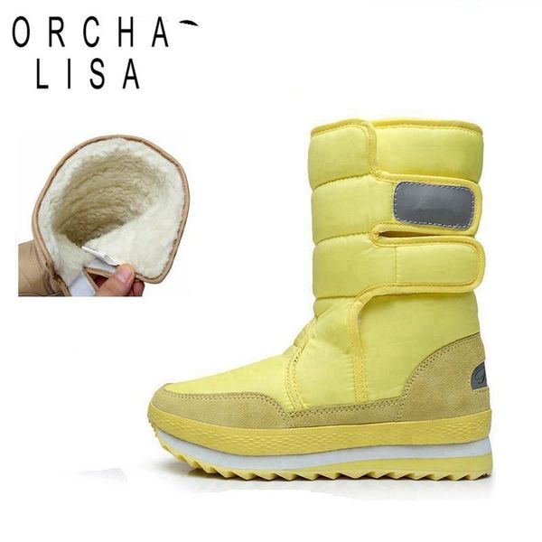 orcha lisa women boots mid-calf warm down boots ladies waterproof snow girls thermal anti-slip snow bottiess607c, Black
orcha lisa women boots mid-calf warm down boots ladies waterproof snow girls thermal anti-slip snow bottiess607c, Black
