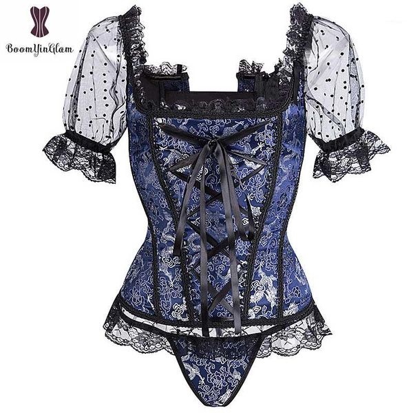 transparent corset clothes corsets princess clothing lace up corselet short sleeves women bustier floral bone korset1, Black;white
transparent corset clothes corsets princess clothing lace up corselet short sleeves women bustier floral bone korset1, Black;white