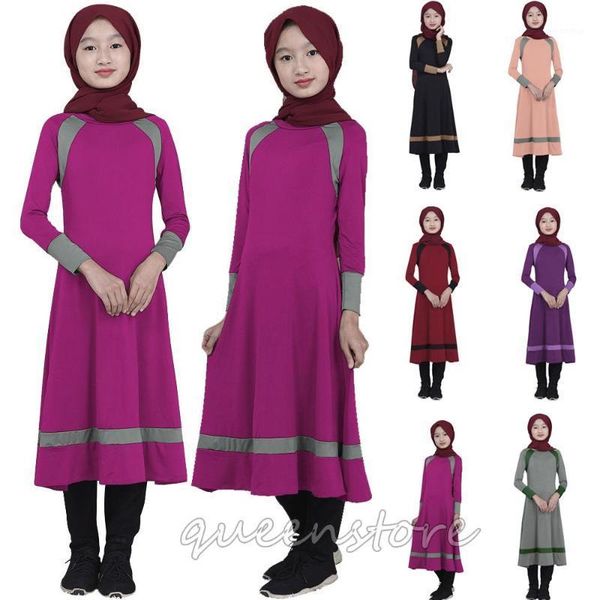 islamic kids girl abaya muslim long sleeve maxi holiday dress arab jilbab children clothing patchwork robe full cover casual1, Red
islamic kids girl abaya muslim long sleeve maxi holiday dress arab jilbab children clothing patchwork robe full cover casual1, Red