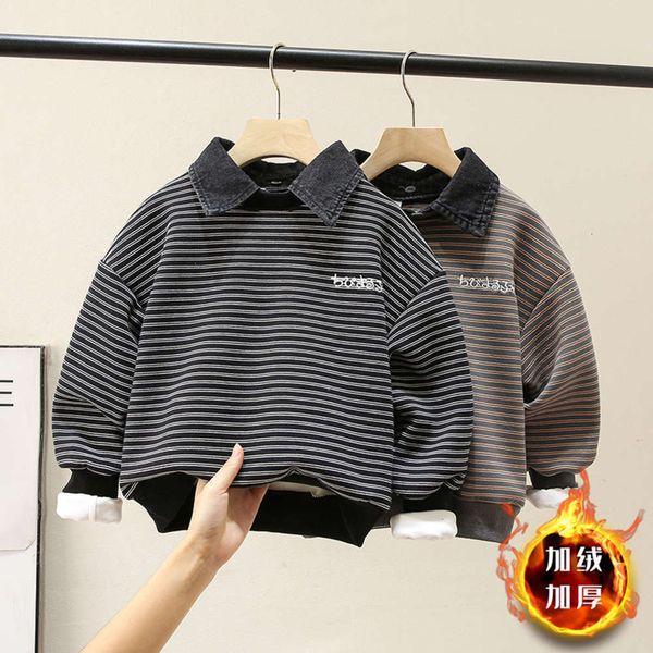 sweater and clothing autumn men's plush winter 2020 new baby's foreign sle warm children's thickened base coat, Black
sweater and clothing autumn men's plush winter 2020 new baby's foreign sle warm children's thickened base coat, Black