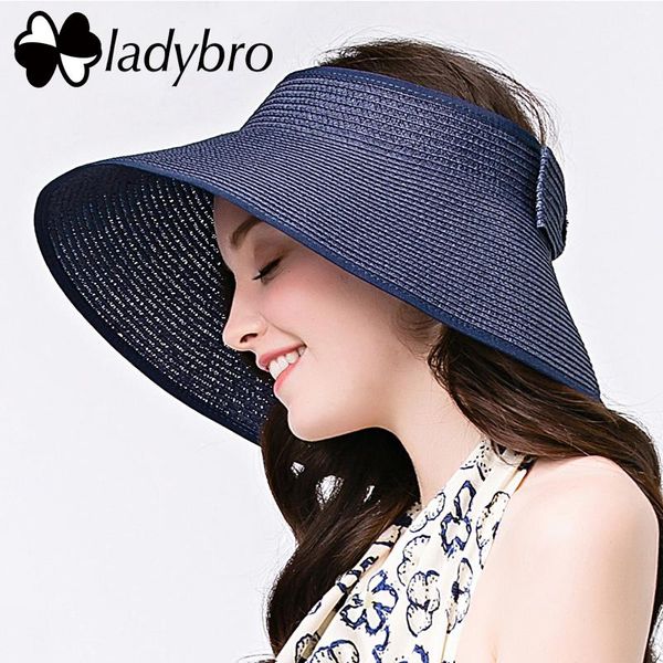 wide brim hats ladybro summer hat for women straw foldable female sun beach lady chapeu feminino casual visors cap outdoor, Blue;gray
wide brim hats ladybro summer hat for women straw foldable female sun beach lady chapeu feminino casual visors cap outdoor, Blue;gray