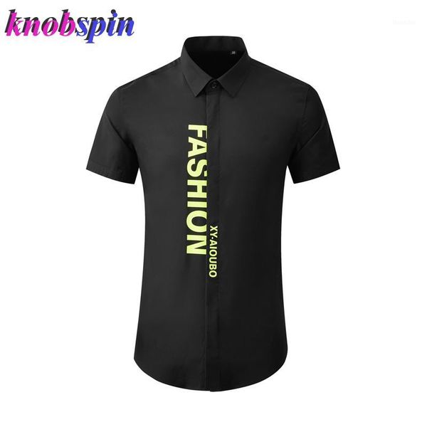 men's casual shirts fashion fluorescent letter print shirt summer short sleeve brand business male cotton dress plus size -4xl camisas, White;black
men's casual shirts fashion fluorescent letter print shirt summer short sleeve brand business male cotton dress plus size -4xl camisas, White;black