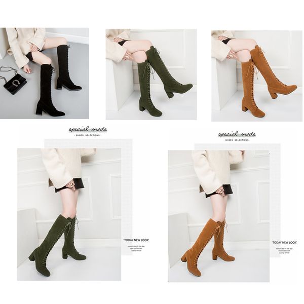 fall / winter 2020 new european and american thick heel lace up high heel boots medium heel long martin boots for women, Black
fall / winter 2020 new european and american thick heel lace up high heel boots medium heel long martin boots for women, Black