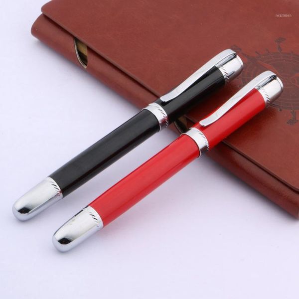 1pc gift office rollerball pen black red golden silver 0.5mm push type refill writing metal roller ball pen1, Blue;orange
1pc gift office rollerball pen black red golden silver 0.5mm push type refill writing metal roller ball pen1, Blue;orange