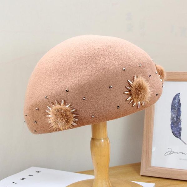 stingy brim hats elegant berets caps for women fashion 100% wool felt fedora hat winter blue purple red female vintage cloche, Blue;gray
stingy brim hats elegant berets caps for women fashion 100% wool felt fedora hat winter blue purple red female vintage cloche, Blue;gray
