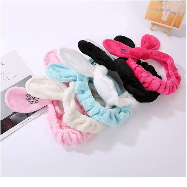 coral fleece makeup bow headband for women bunny ear soft elastic headband bath spa girls face washing turban hair acc qylmir
coral fleece makeup bow headband for women bunny ear soft elastic headband bath spa girls face washing turban hair acc qylmir