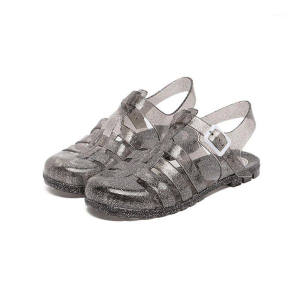 flattie buckle fastening round head beach shoes comfortable rfid blocking jelly sandal1, Black
flattie buckle fastening round head beach shoes comfortable rfid blocking jelly sandal1, Black