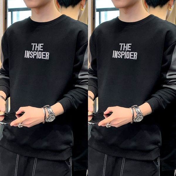 вышитые мужские тенденция футболку sweatersweater свитер весной и осенью 2020 ins вокруг шеи длинный рукав футболки мужской одежды temperame, Black
вышитые мужские тенденция футболку sweatersweater свитер весной и осенью 2020 ins вокруг шеи длинный рукав футболки мужской одежды temperame, Black