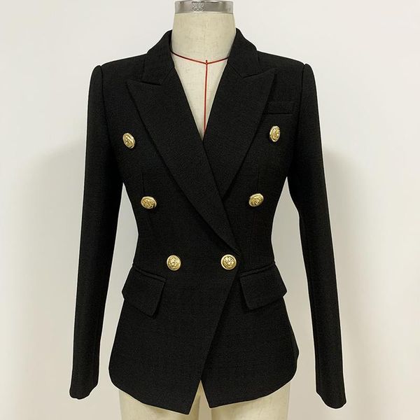 high street 2020 baroque designer blazer women's classic lion buttons double breasted slim fitting textured blazer jacket1, White;black
high street 2020 baroque designer blazer women's classic lion buttons double breasted slim fitting textured blazer jacket1, White;black