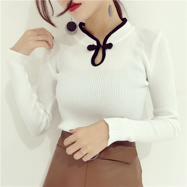 new korean cheongsam stand pullovert-shirt pullovercollar women's long sleeve sweater new korean cheongsam stand pullover pullovert-shi, White;black
new korean cheongsam stand pullovert-shirt pullovercollar women's long sleeve sweater new korean cheongsam stand pullover pullovert-shi, White;black