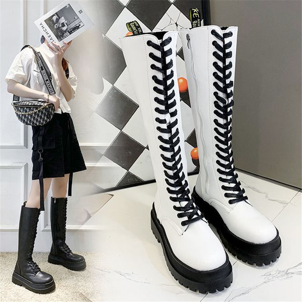 new black 2021 fashion white leather women heels knee woman high front rentals even female boots 35-40 sa0n
new black 2021 fashion white leather women heels knee woman high front rentals even female boots 35-40 sa0n