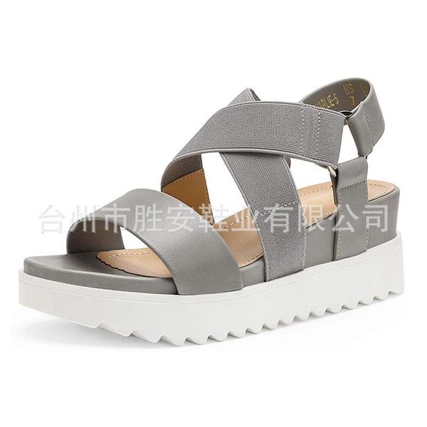 sandals ladies summer round head cross straps breathable flat heel casual female fashion wild trend, Black
sandals ladies summer round head cross straps breathable flat heel casual female fashion wild trend, Black