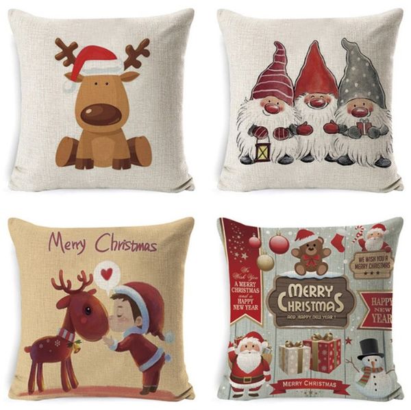 style 45x45cm new year decor merry christmas decorations for home pillowcase santa linen cover cushion
style 45x45cm new year decor merry christmas decorations for home pillowcase santa linen cover cushion