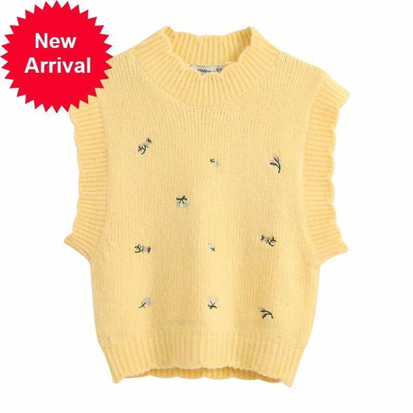 autumn 2021 embroidered flower woman's sweater knitted pullovers vest women's waistcoats with no sleeves mesh 4ffy, White;black
autumn 2021 embroidered flower woman's sweater knitted pullovers vest women's waistcoats with no sleeves mesh 4ffy, White;black