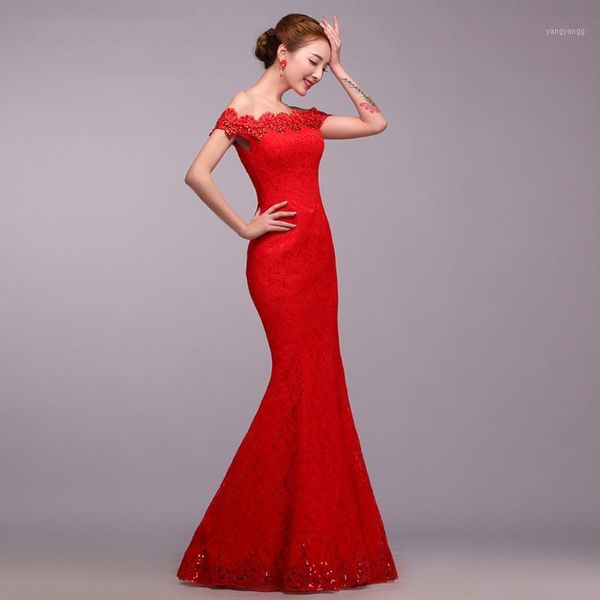 2019 beading diamond slim gown dress red stitching embroidery hollow cut bride toast clothing strapless long cheongsam w8871
2019 beading diamond slim gown dress red stitching embroidery hollow cut bride toast clothing strapless long cheongsam w8871