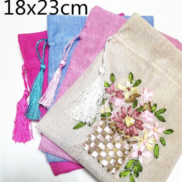 gift wrap hand ribbon embroidery large burlap bag christmas pouch candy drawstring bunk fabric wedding party favor bags 50pcs/lot
gift wrap hand ribbon embroidery large burlap bag christmas pouch candy drawstring bunk fabric wedding party favor bags 50pcs/lot