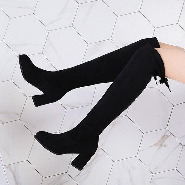 boots women's 2021 high heel over the knee thick winter korean version of versatile student1, Black
boots women's 2021 high heel over the knee thick winter korean version of versatile student1, Black