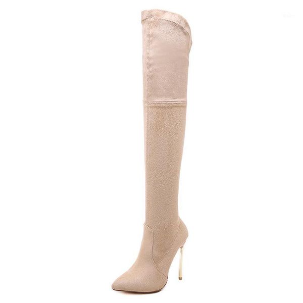 pointed toe solid metal decoration women over-the-knee boots thin heels zip long thigh boots super high mature winter shoes1, Black
pointed toe solid metal decoration women over-the-knee boots thin heels zip long thigh boots super high mature winter shoes1, Black
