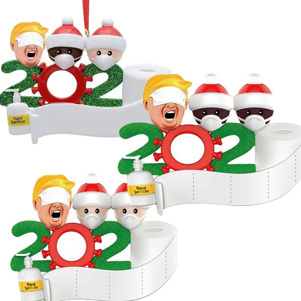 20pcs christmas quarantine ornament with face mask donald trump toilet paper hand sanitizer family of 3 pvc lockdown xmas decoration e101004
20pcs christmas quarantine ornament with face mask donald trump toilet paper hand sanitizer family of 3 pvc lockdown xmas decoration e101004