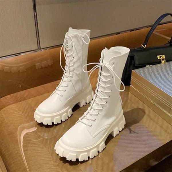 boots for women mid-calf boots 2020 woman motorcycle shoes women's lace up platforms female thick bottom footwear ladies, Black
boots for women mid-calf boots 2020 woman motorcycle shoes women's lace up platforms female thick bottom footwear ladies, Black