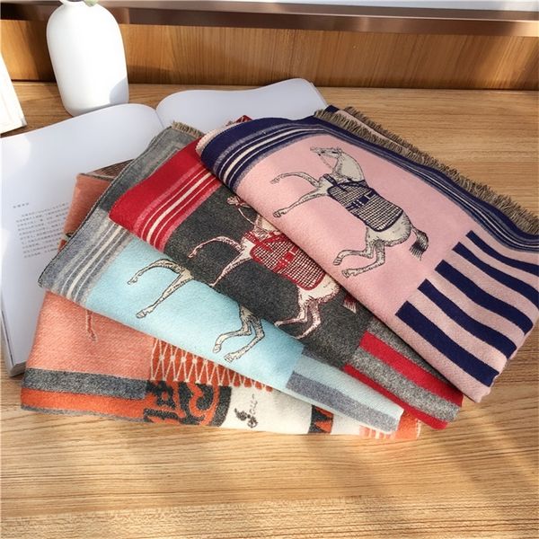 new fall winter euro thicker warm shawls cashmere scarf for women retro horse fringed pattern imitation cashmere ladies scarves 201224, Blue;gray
new fall winter euro thicker warm shawls cashmere scarf for women retro horse fringed pattern imitation cashmere ladies scarves 201224, Blue;gray