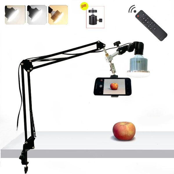 phone pgraphy 35w led lamp suspension arm bracket table stand kits for p live video shooting fill light 3 lighting mode
phone pgraphy 35w led lamp suspension arm bracket table stand kits for p live video shooting fill light 3 lighting mode