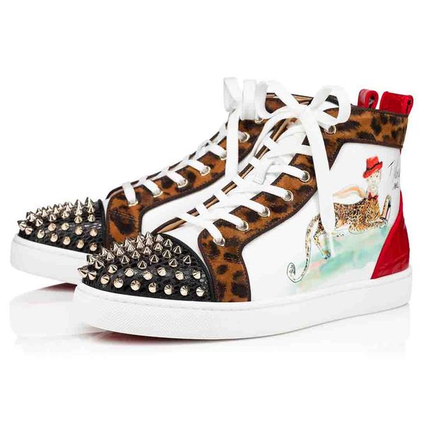 wholesale red soles shoes stud spikes high sneakers shoes women,men red bottom shoes designer casual walking original box size:35-47, Black
wholesale red soles shoes stud spikes high sneakers shoes women,men red bottom shoes designer casual walking original box size:35-47, Black
