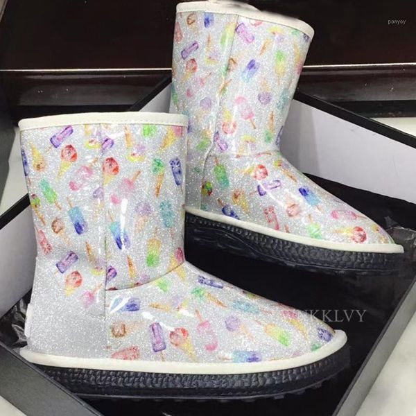 white ice pvc clear real wool snow boots woman warm waterproof flat winter shoes platform light sole ankle botas for women1, Black
white ice pvc clear real wool snow boots woman warm waterproof flat winter shoes platform light sole ankle botas for women1, Black