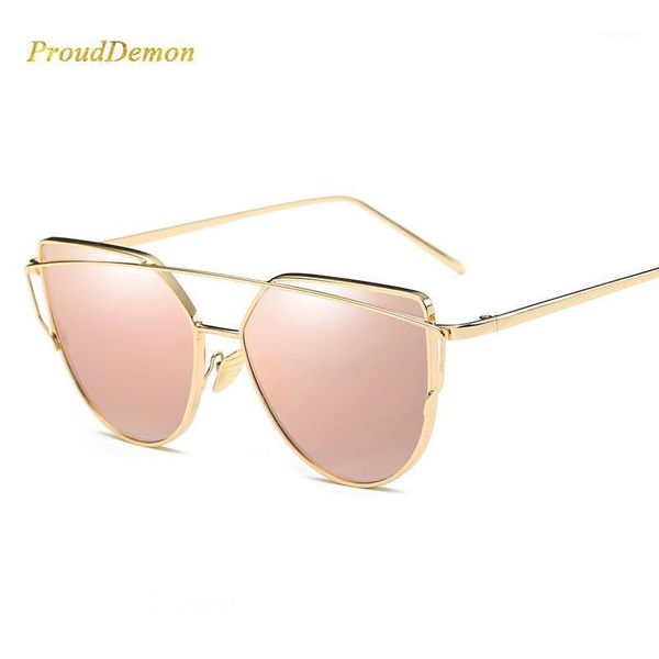 2020 cat eye vintage brand designer rose gold mirror sunglasses for women metal reflective flat lens sun glasses female oculos1, White;black
2020 cat eye vintage brand designer rose gold mirror sunglasses for women metal reflective flat lens sun glasses female oculos1, White;black