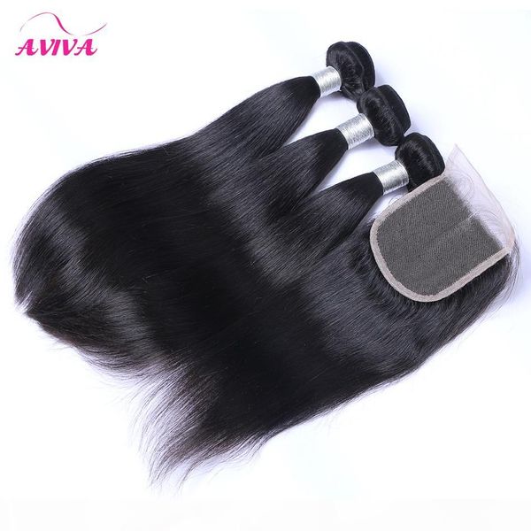 lace closure with 3 bundles brazilian straight hair 8a peruvian indian malaysian cambodian virgin human hair weaves natural color extensions, Black
lace closure with 3 bundles brazilian straight hair 8a peruvian indian malaysian cambodian virgin human hair weaves natural color extensions, Black