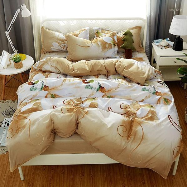 new pattern brown flower bedding set 3/4pcs duvet cover quilt cover bedding set bed pillocase bed sheet home textile1
new pattern brown flower bedding set 3/4pcs duvet cover quilt cover bedding set bed pillocase bed sheet home textile1