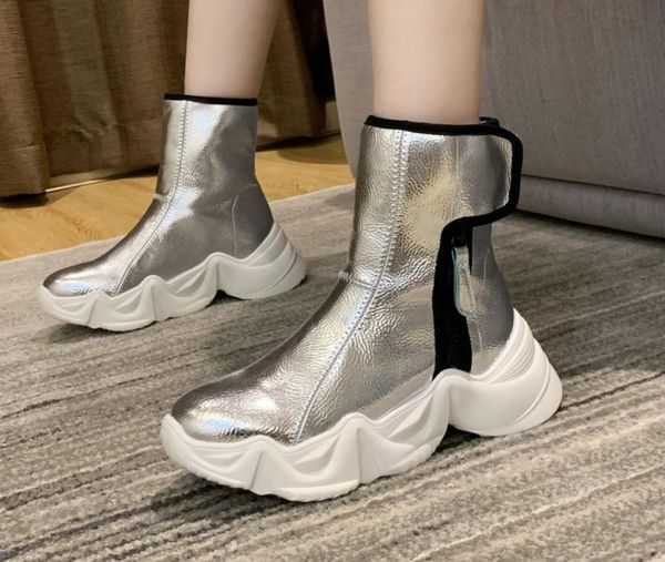fashion women platform winter boots women snow boots warm winter shoes hook loop warm leather, Black
fashion women platform winter boots women snow boots warm winter shoes hook loop warm leather, Black