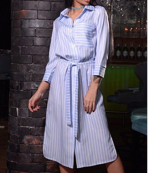 casual dresses women's fashion a-line dress daily wear summer lapel solid color striped button long sleeve belt shirt vestidos, Black;gray
casual dresses women's fashion a-line dress daily wear summer lapel solid color striped button long sleeve belt shirt vestidos, Black;gray