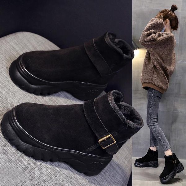 plus velvet warm women's boots 2021 winter new fashion suede solid color all-match high-women's shoes black platform shoes
plus velvet warm women's boots 2021 winter new fashion suede solid color all-match high-women's shoes black platform shoes