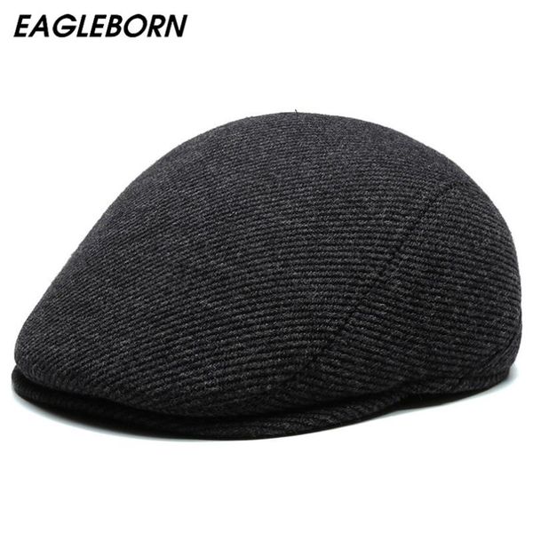 berets winter hat men stripe beret middle-aged felt old warm ear protection dad grandpa thick for mens, Blue;gray
berets winter hat men stripe beret middle-aged felt old warm ear protection dad grandpa thick for mens, Blue;gray